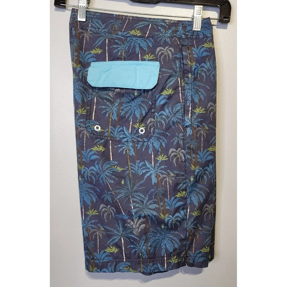 American Eagle Outfitters Men's Small Palm Board Shorts‎ Linerless Swim Trunks
